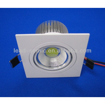 cob led recessed downlight with square fitting